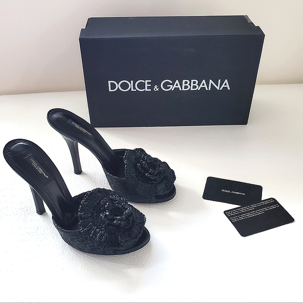 Dolce & Gabbana - Sexy Raffia Heels